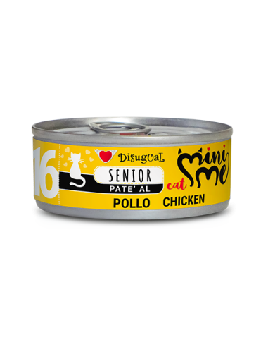 Mini Me 16 Senior Patè Pollo gr 85. Cibo Umido Per Gatti .