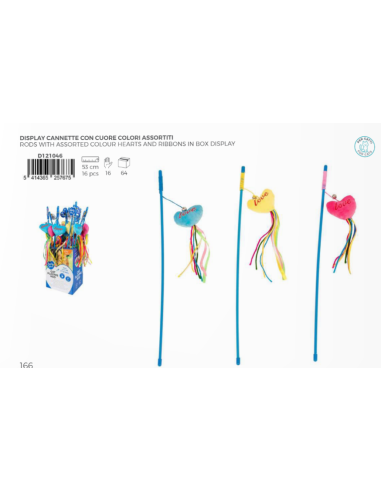 Cannette Con Cuore Assortite . Giochi Per Gatti