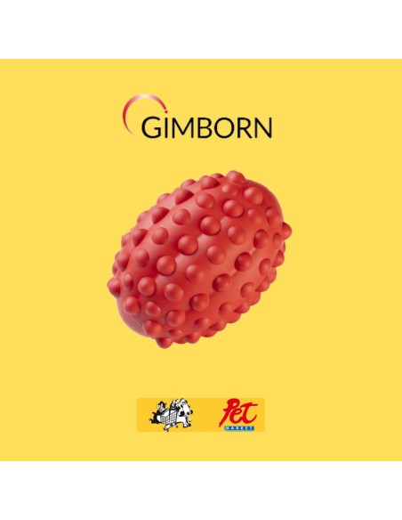 Gimdog Bomba Titanio Rosso. Giochi Per Cani .