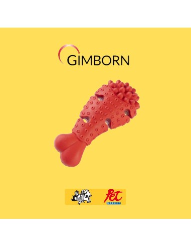 Gimdog Coscia di Pollo Titan Rossa. Giochi per Cani.