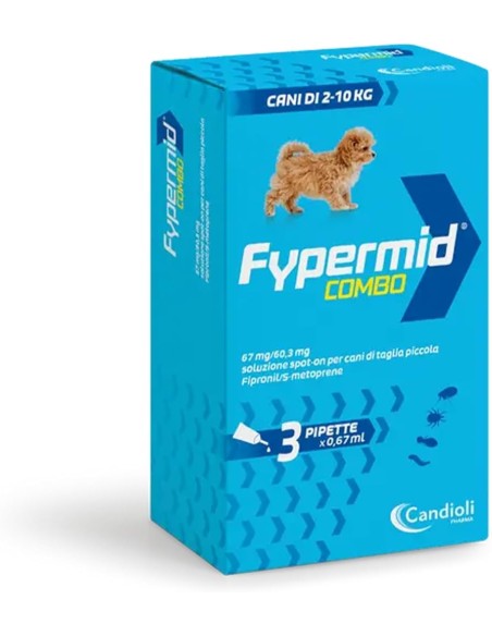 Fypermid Combo Spot On 2-10 Kg - Antiparassitario Cane.