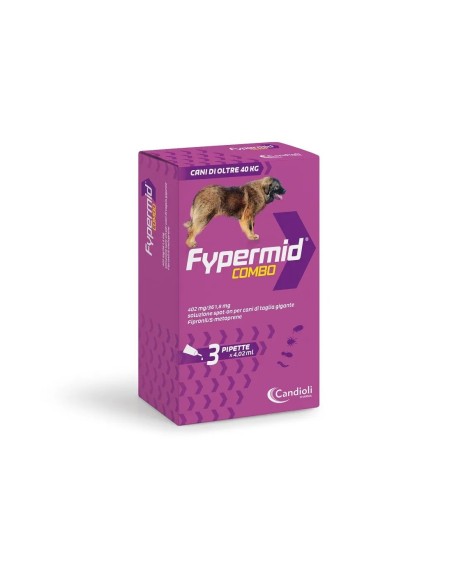 Fypermid Combo Spot - On Oltre kg 20. 3 Pipette . Antiparassitario per cani.