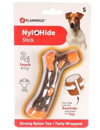 Gioco Bastone Arancione misura small cm 12. Giochi Per Cani .