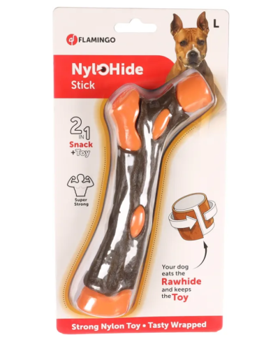 Gioco Bastone Arancione misura small cm 21. Giochi Per Cani