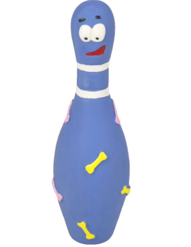 Gioco Bowling Birillo Latex cm 20. Gioco Per Cani.