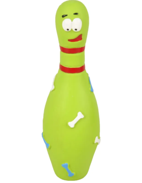 Gioco Bowling Birillo Latex cm 20. Gioco Per Cani.
