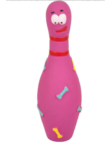 Gioco Bowling Birillo Latex cm 20. Gioco Per Cani.
