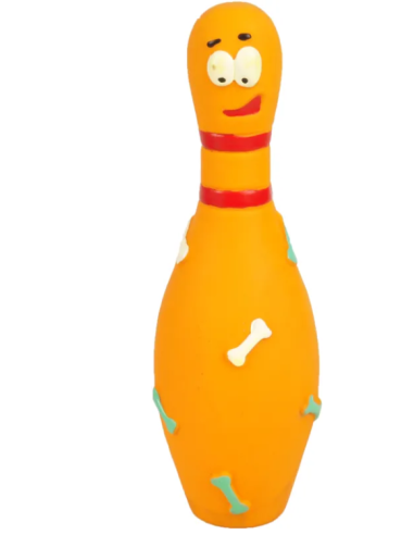 Gioco Bowling Birillo Latex cm 20. Gioco Per Cani.