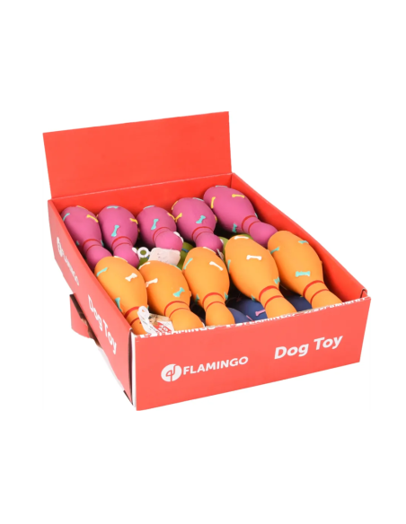 Gioco Bowling Birillo Latex cm 20. Gioco Per Cani.