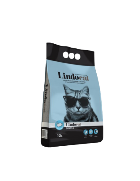 Lettiera Lindocat Soaply 10 litri . Lettiera per gatti .