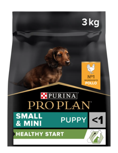 Pro Plan Puppy Small e Mini Pollo kg 3 Optistar. Alimento Per Cuccioli