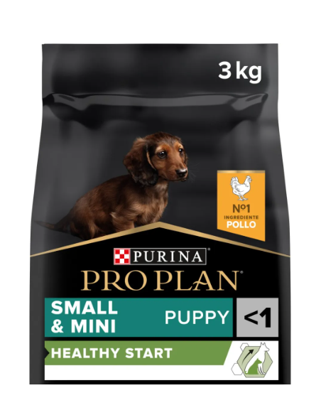 Pro Plan Puppy Small e Mini Pollo kg 3 Optistar. Alimento Per Cuccioli
