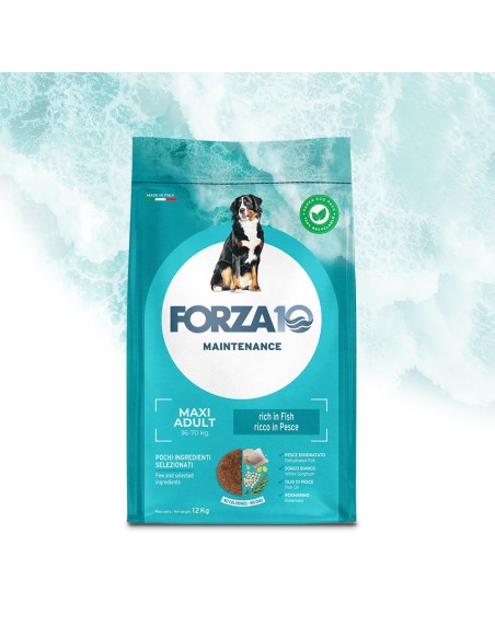 Forza 10 Mantenimento Maxi Pesce kg 12,5. Cibo Secco Per Cani