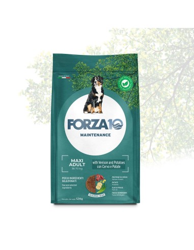 Forza 10 Mantenimento Maxi Cervo e Patate kg 12. Crocchette per cani .