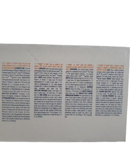 Purina Cat Chow Multipack Salmone e Fagiolini Busta 10 x85 gr. Cibo Umido Per Gatti.