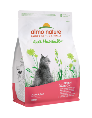 Almo Functional Anti Hairball  Cat Salmone KG.2. cibo secco per gatti