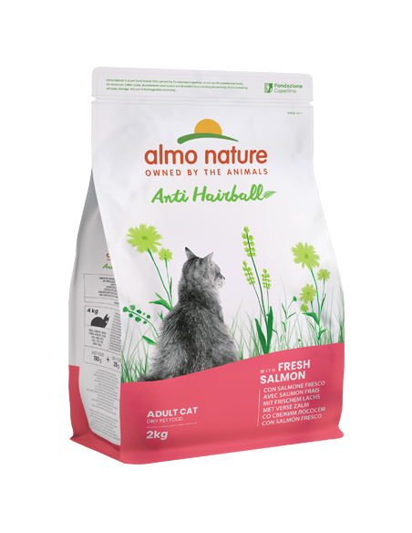 Almo Functional Anti Hairball  Cat Salmone KG.2. cibo secco per gatti