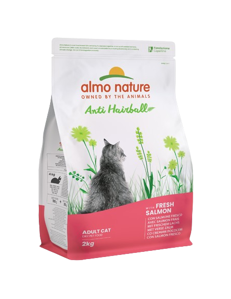 Almo Functional Anti Hairball  Cat Salmone KG.2. cibo secco per gatti