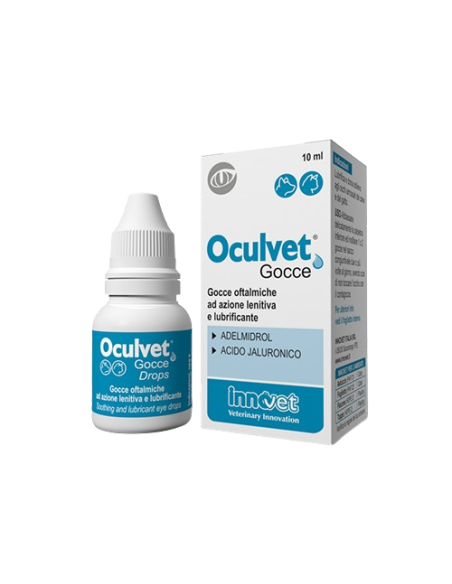 Oculvet Gocce ml 10. Flacone . Innovet . Igienici Per Cani e Gatti .