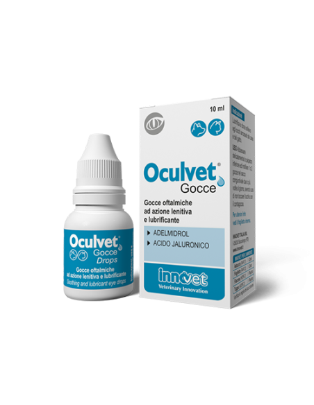 Oculvet Gocce ml 10. Flacone . Innovet . Igienici Per Cani e Gatti .