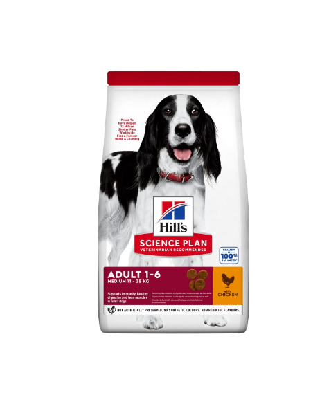 Hill's Canine Adult Medium Pollo kg 14. Crocchette per Cani