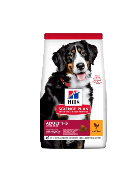Hill's Canine Large Breed Pollo Adult kg 14. Crocchette Per Cani .