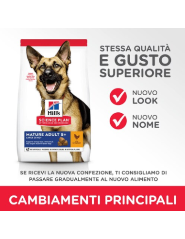 Hill's Canine Mature Senior Large Breed kg 12. Crocchette per cani