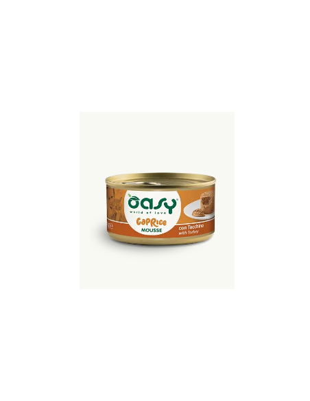 Oasy Caprice Mousse Tacchino gr 85. Cibo Umido Per Gatti