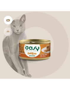 Oasy Caprice Mousse Tacchino gr 85. Cibo Umido Per Gatti 2