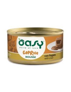 Oasy Caprice Mousse Con Fegato gr 85. Cibo Umido Per Gatti .