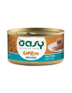Oasy Caprice Mousse Con Trota gr 85. Cibo Umido Per Gatti.