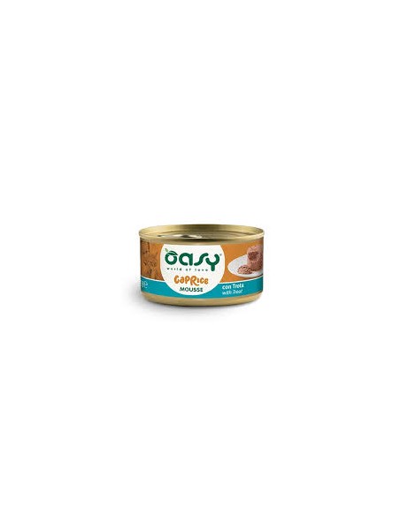 Oasy Caprice Mousse Con Trota gr 85. Cibo Umido Per Gatti.