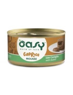 Oasy Caprice Mousse Con Coniglio gr 85. Cibo Umido Per Gatti.
