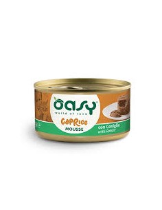 Oasy Caprice Mousse Con Coniglio gr 85. Cibo Umido Per Gatti. 2