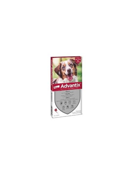 Advantix spot -on Cane da kg 10 a 25 kg 6 pipette . Antiparassitario per cani