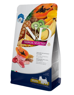 Natural and delicious  Dog Tropical Selection Agnello Adult Mini kg.5. crocchette per cani.
