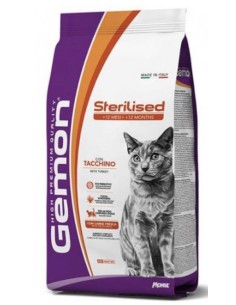 Gemon Cat  Sterilized Tacchino Kg.7. Cibo Secco Per Gatti . 2