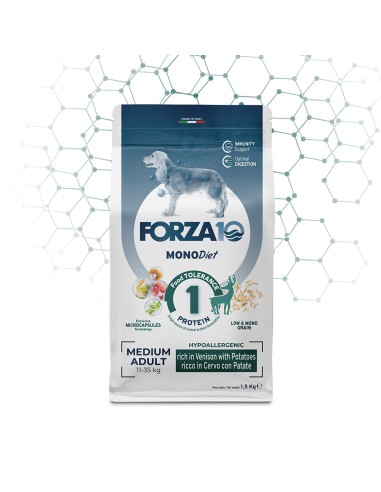 Forza 10 Medium Diet Cervo Patate kg 12. Diete . Cibo secco per cani.