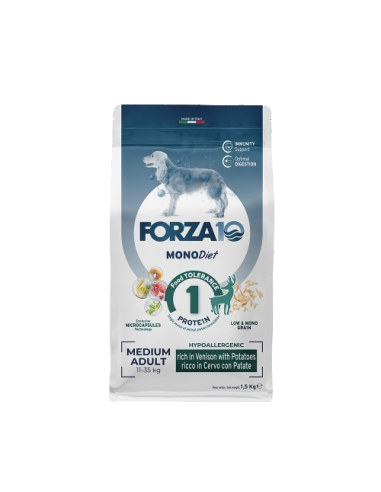 Forza 10 Medium Diet Cervo Patate kg 12. Diete . Cibo secco per cani