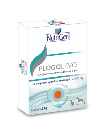 Flogolevo 16 Compresse Nutrigen . Integratori per cani.