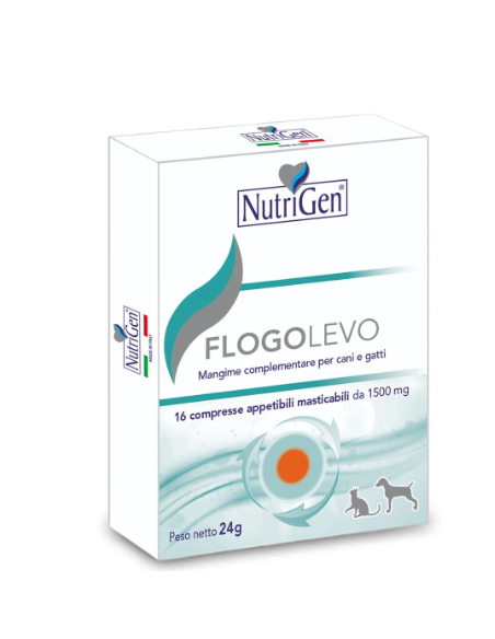 Flogolevo 16 Compresse Nutrigen . Integratori per cani.