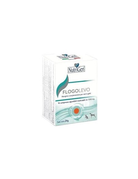 Flogolevo 16 Compresse Nutrigen . Integratori per cani.