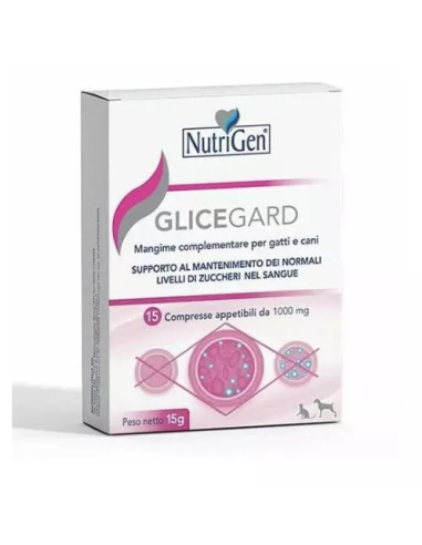 Glicegard Compresse 15 gr . Nutrigen . Integratore per cani  e gatti.