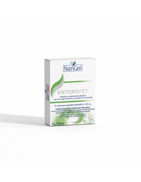 Enteropet 16 Compresse Nutrigen . Integratori per cani e gatti .