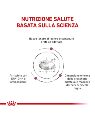 Renal Small Dog Gr.500 Royal Canin. Diete . Cibo Secco Per Cani .