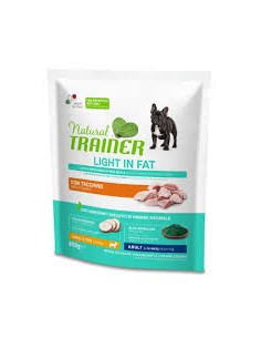 Natural Trainer Light In Fat Con Tacchino gr 800. Cibo Secco per cani.