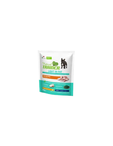 Natural Trainer Light In Fat Con Tacchino gr 800. Cibo Secco per cani.