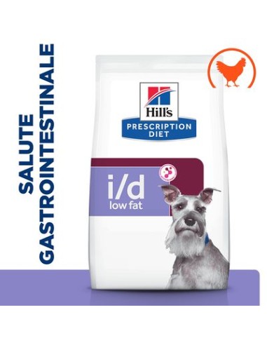 Hill's Canine i-d Low Fat kg 4. Diete . Cibo Secco Per Cani.