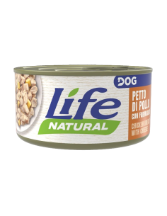 Life Natural DOG Pollo e Formaggio Gr.90. Cibo Umido per cani 2