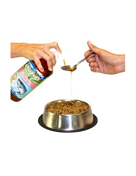 Arquivet Olio Di Salmone Scozzese per Cani e Gatti  1 LT. Integratori per cani e gatti